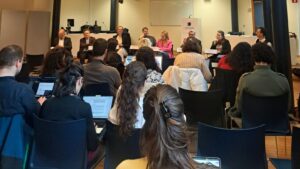 Picture of the speakers from the roundtable